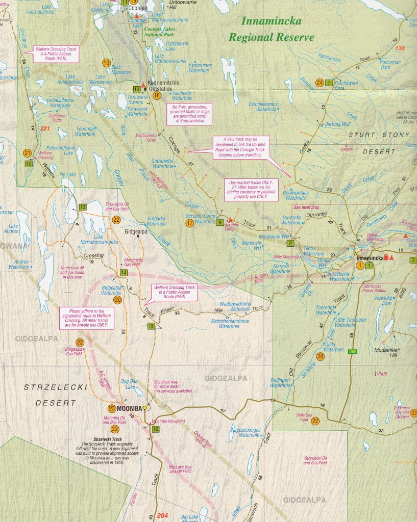 Innaminka & Coongie Lakes Map Westprint - Image 3