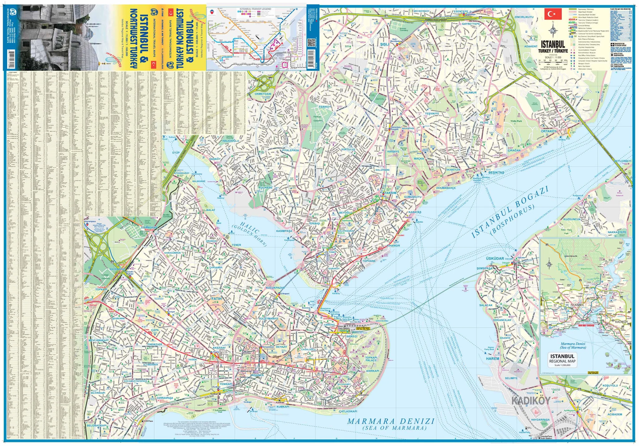 Istanbul & Northwest Turkey ITMB Map - Image 2
