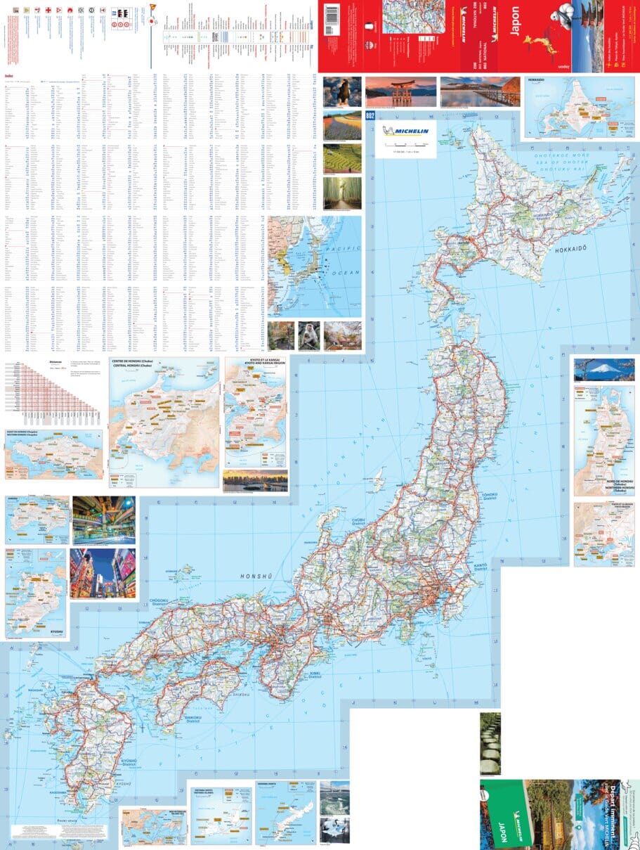 Japan Michelin Map 802 - Image 2