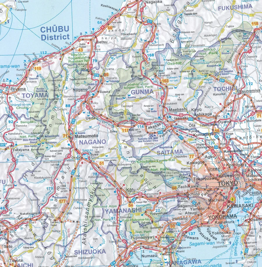 Japan Michelin Map 802 - Image 3