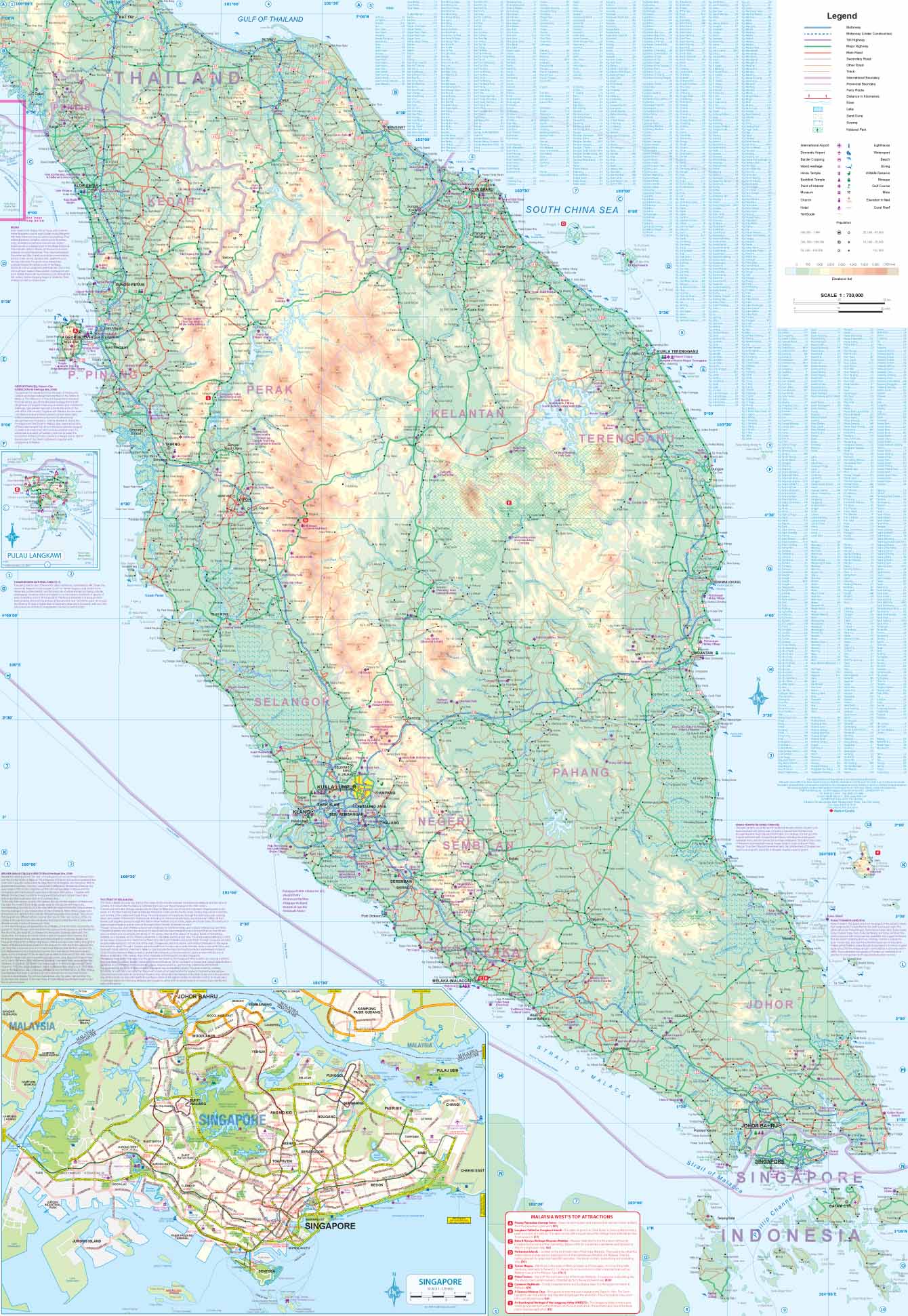 Kuala Lumpur & Malay Peninsula ITMB Map - Image 3