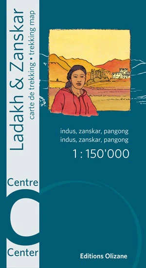 Ladakh & Zanskar Central Olizane Specialist Folded Map