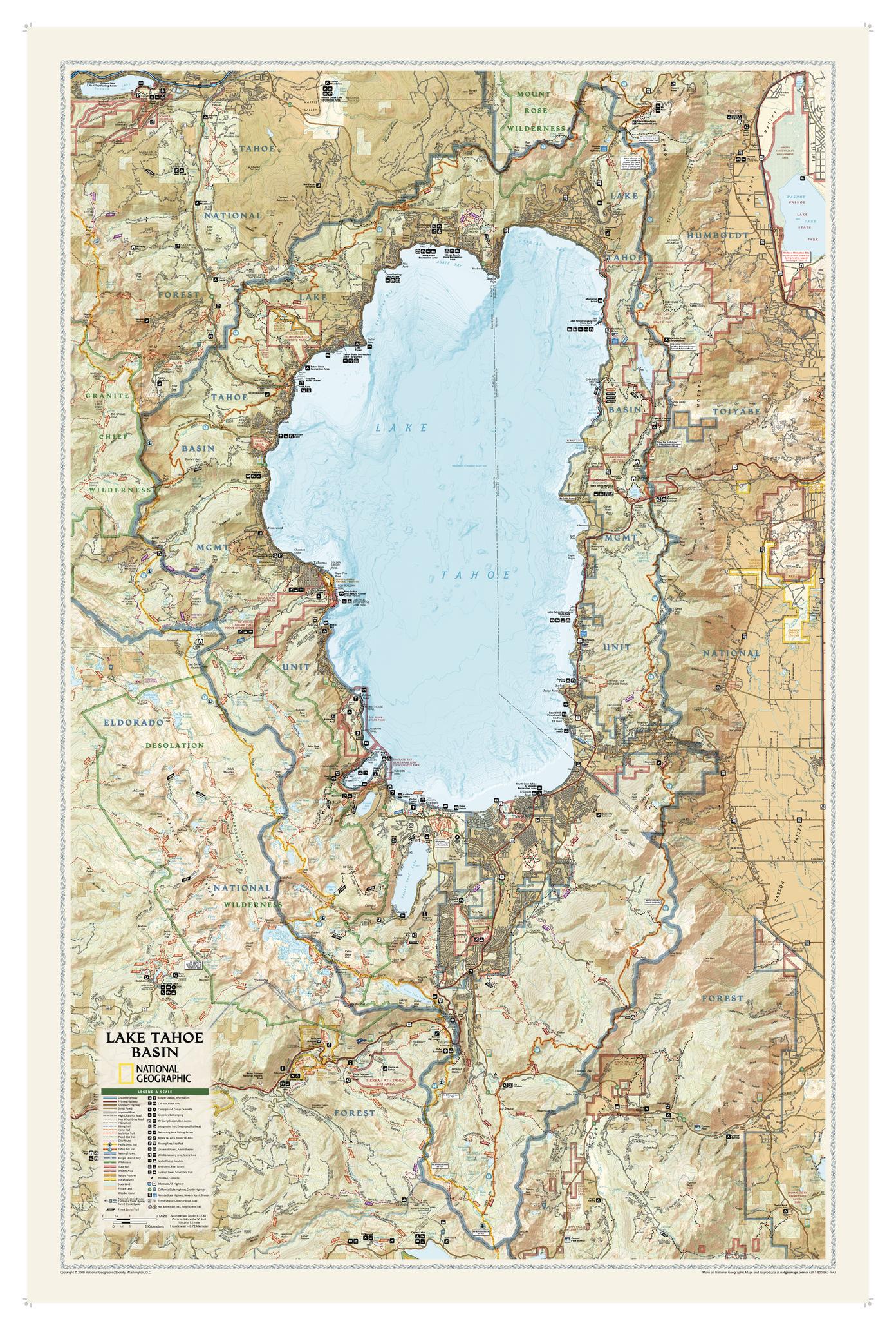 Lake Tahoe Basin by National Geographic