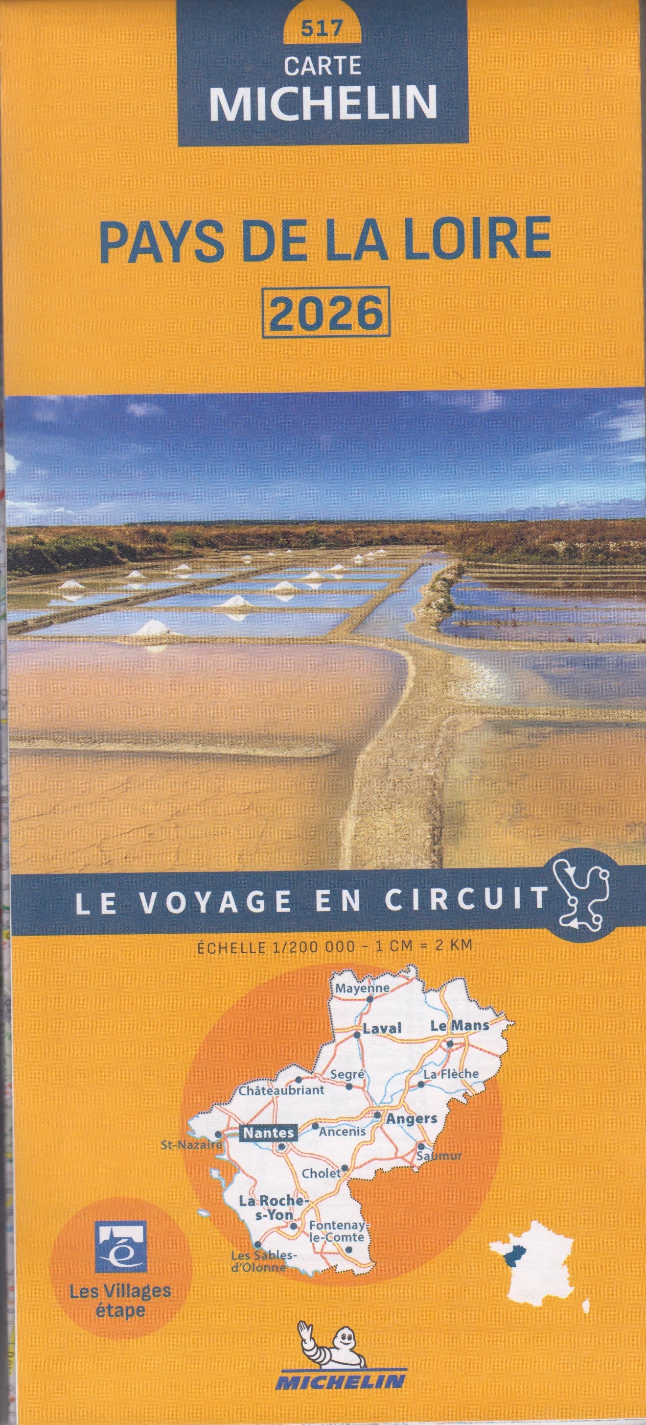 France Loire 517 Michelin Map