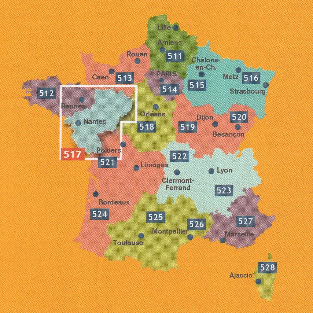 France Loire 517 Michelin Map - Image 2