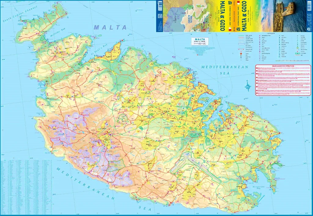 Malta & Gozo ITMB Map - Image 2