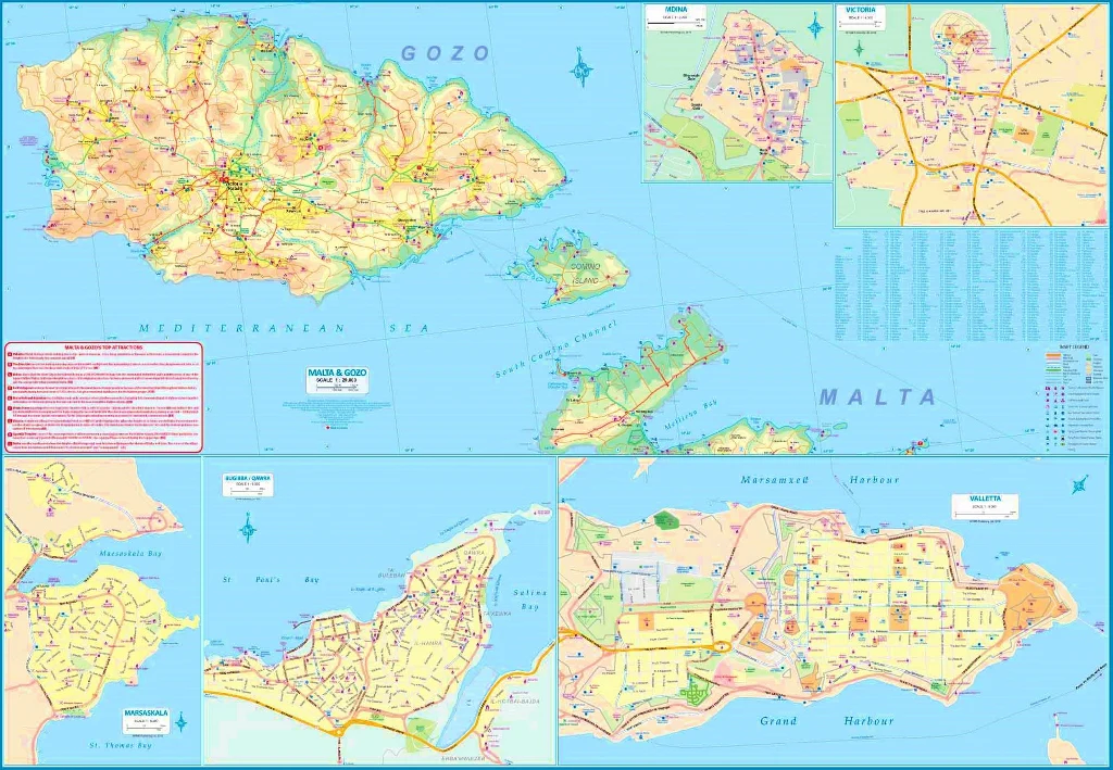 Malta & Gozo ITMB Map - Image 3