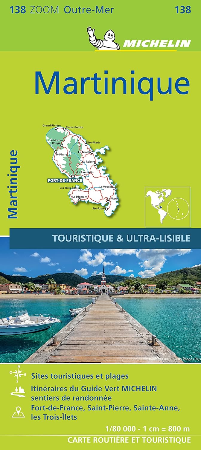 Martinique Michelin Map 138