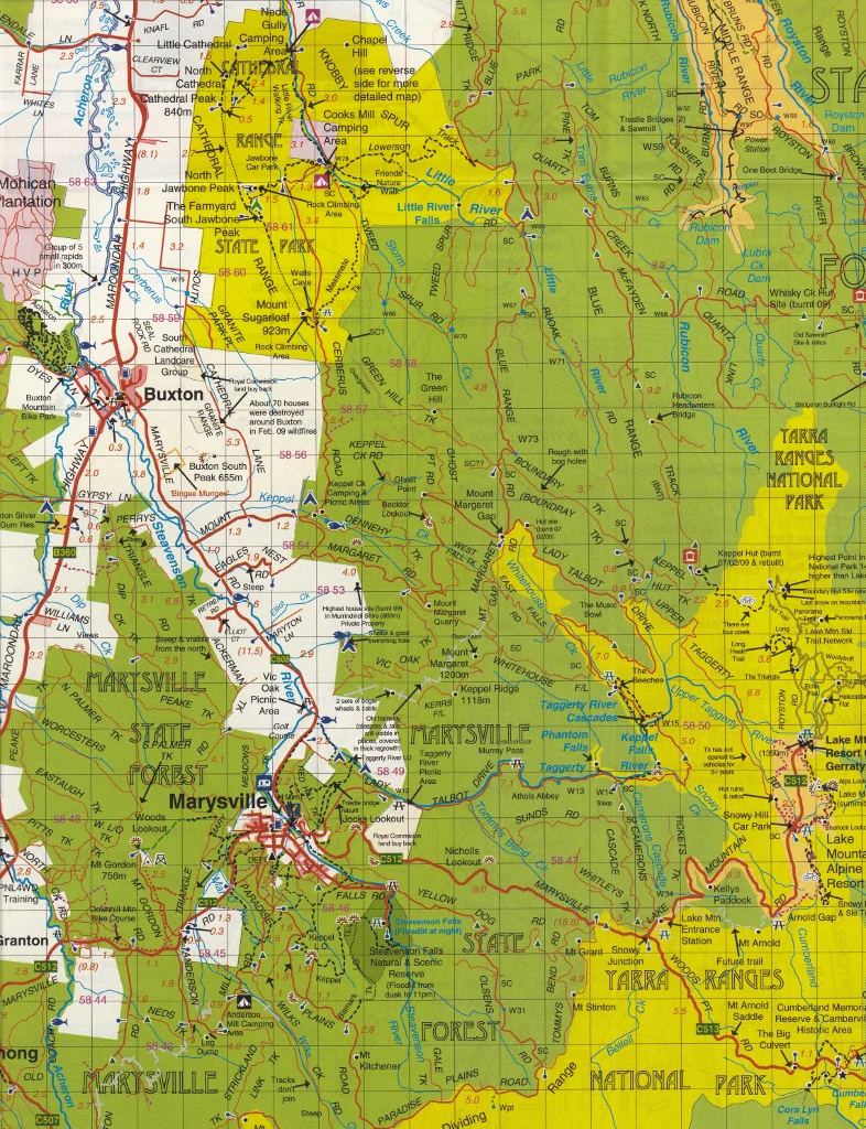 Marysville - Lake Eildon Adventure Map Rooftop - Image 3