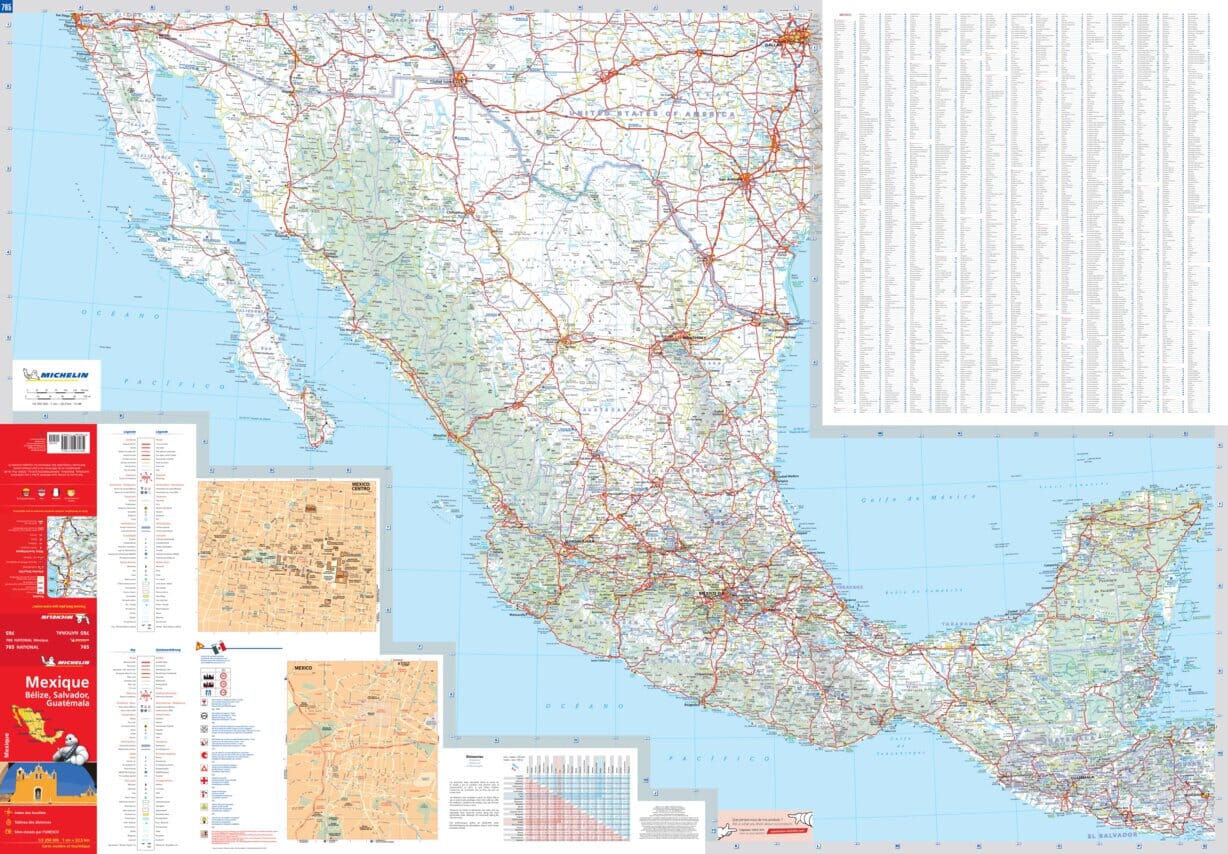 Mexico Michelin Map 765 - Image 2