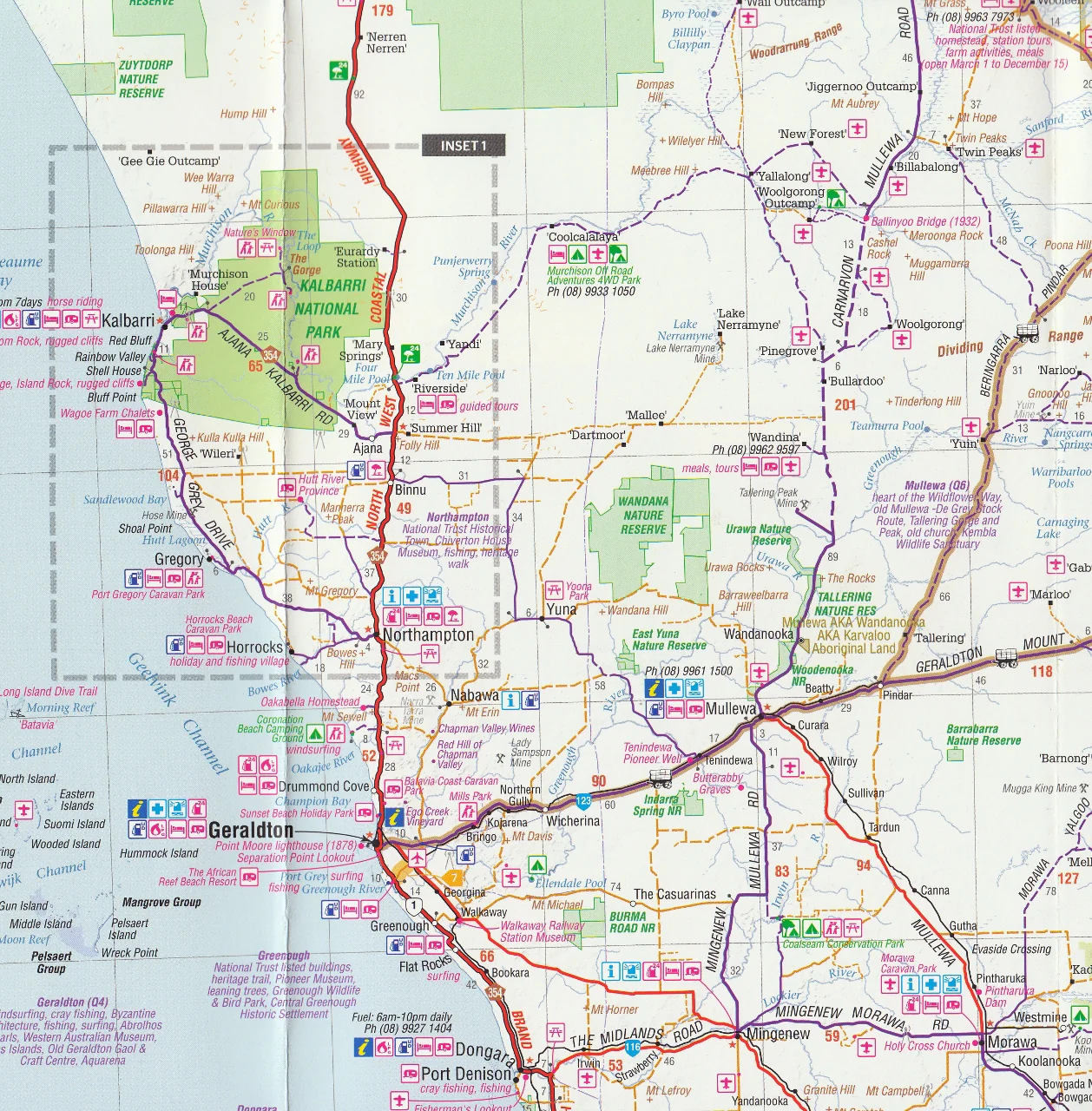 Hema Mid West Western Australia Map – 4th Edition - Image 5