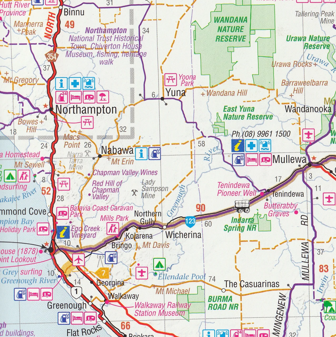 Hema Mid West Western Australia Map – 4th Edition - Image 6