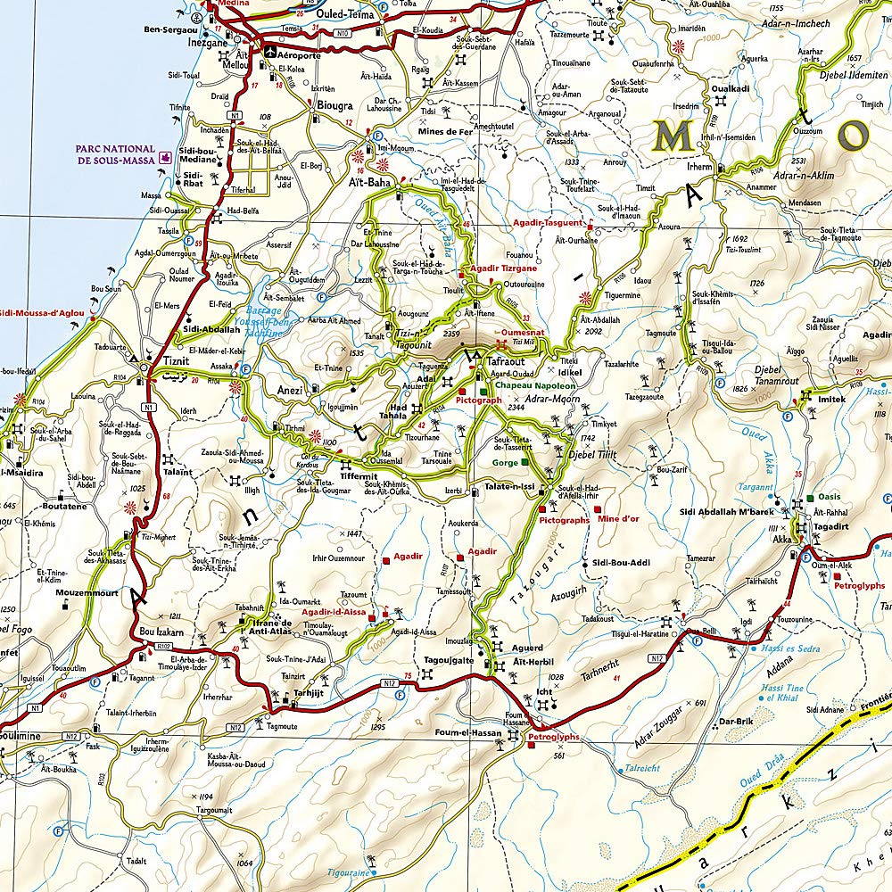 Morocco National Geographic Folded Map - Image 5