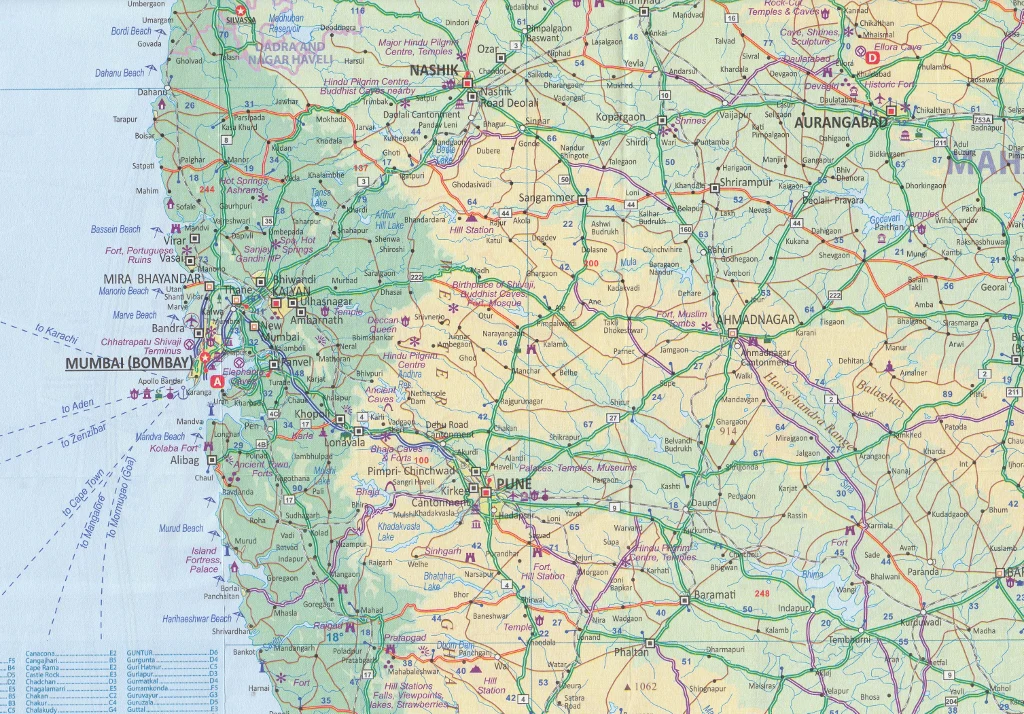 Mumbai & India West Coast ITMB Map - Image 5