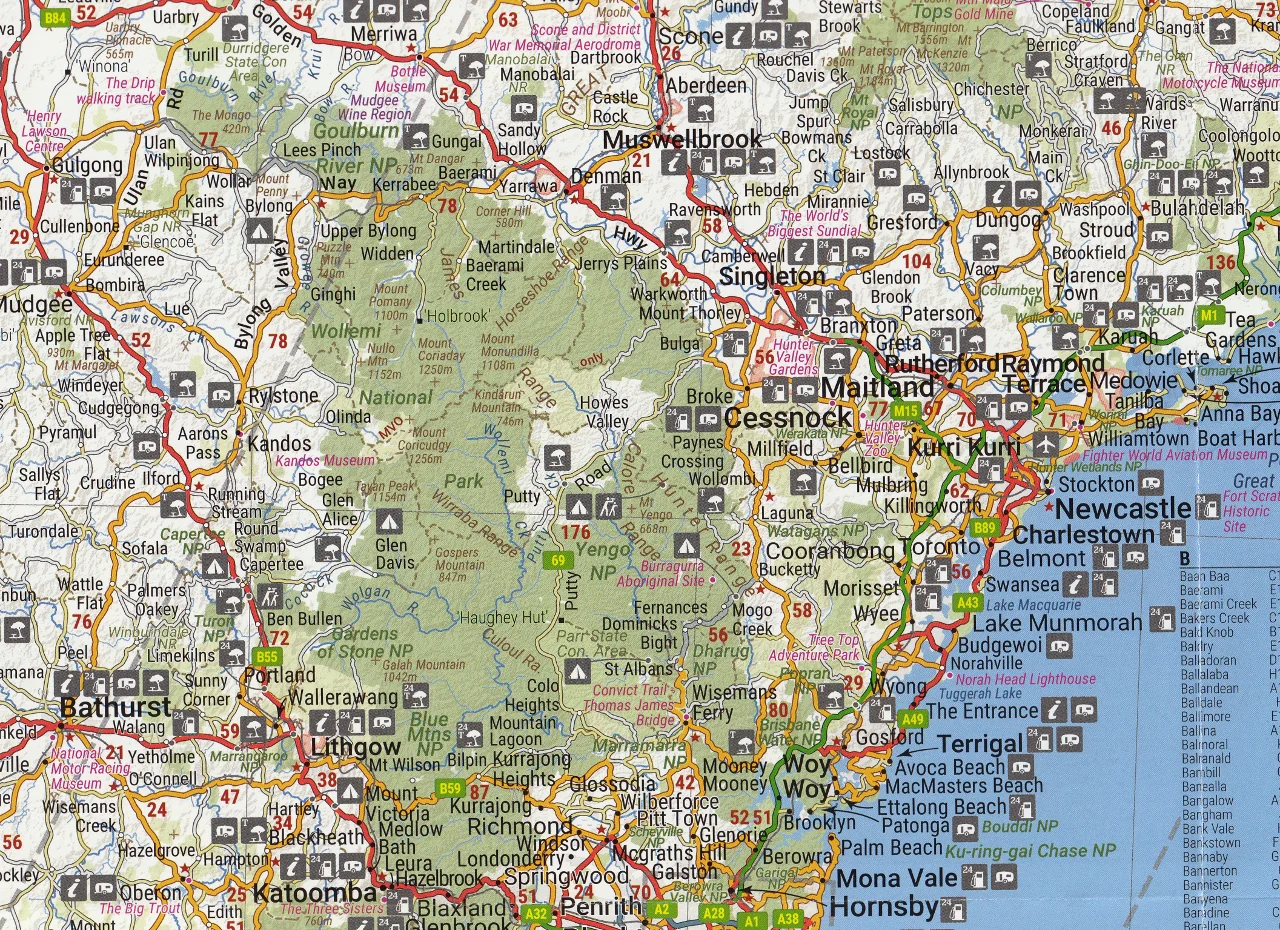 New South Wales Hema State Map - Image 5