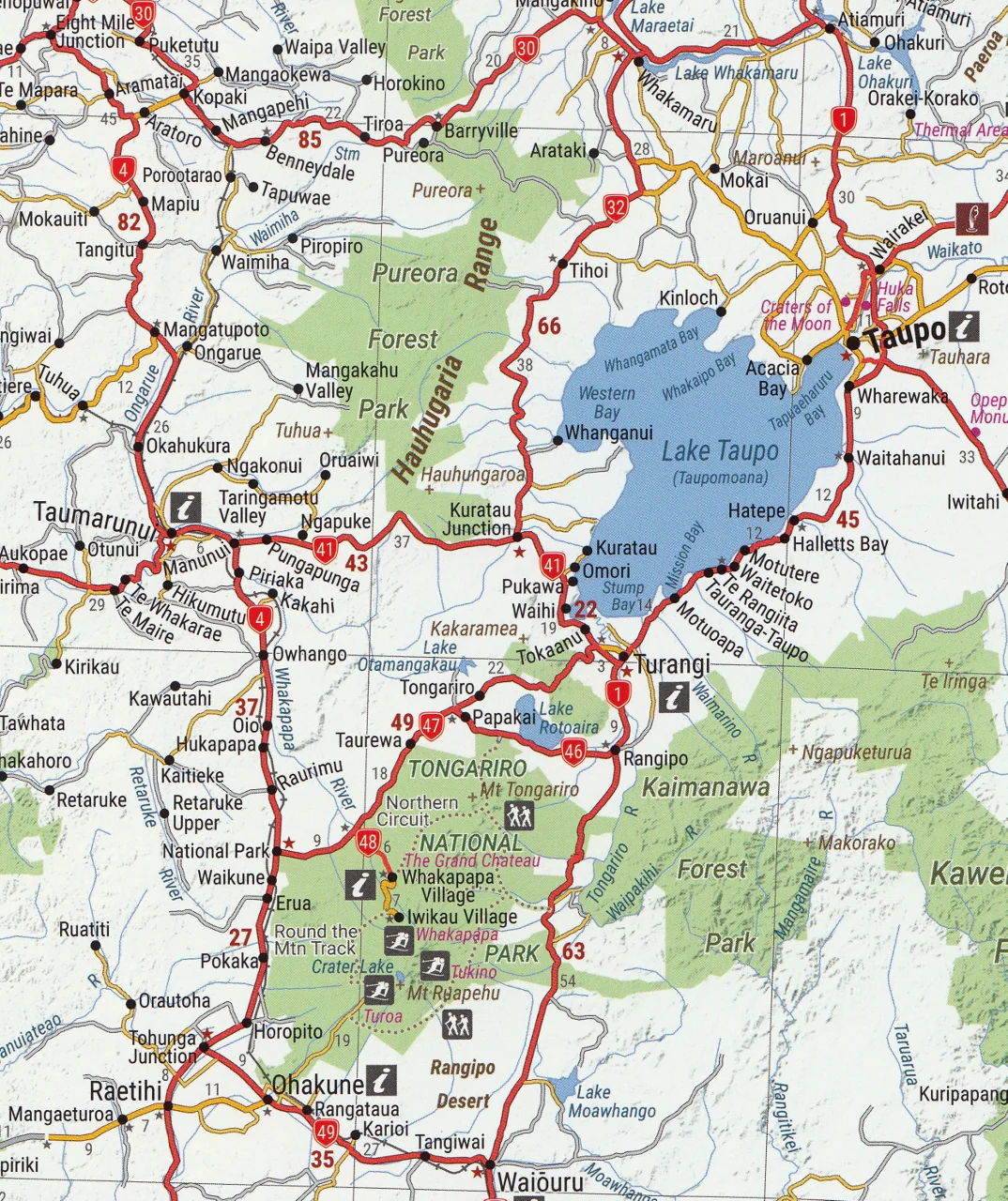 New Zealand North Island Hema Map 8th Edition - Image 5