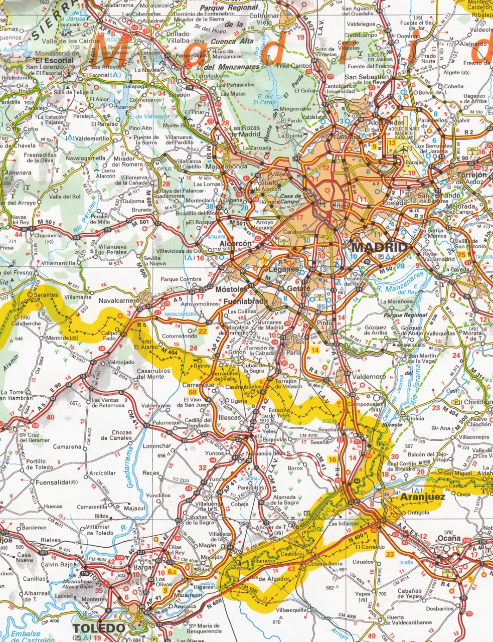 Spain North West & Central - Castilla, León, Madrid -  Michelin Map 575 - Image 4