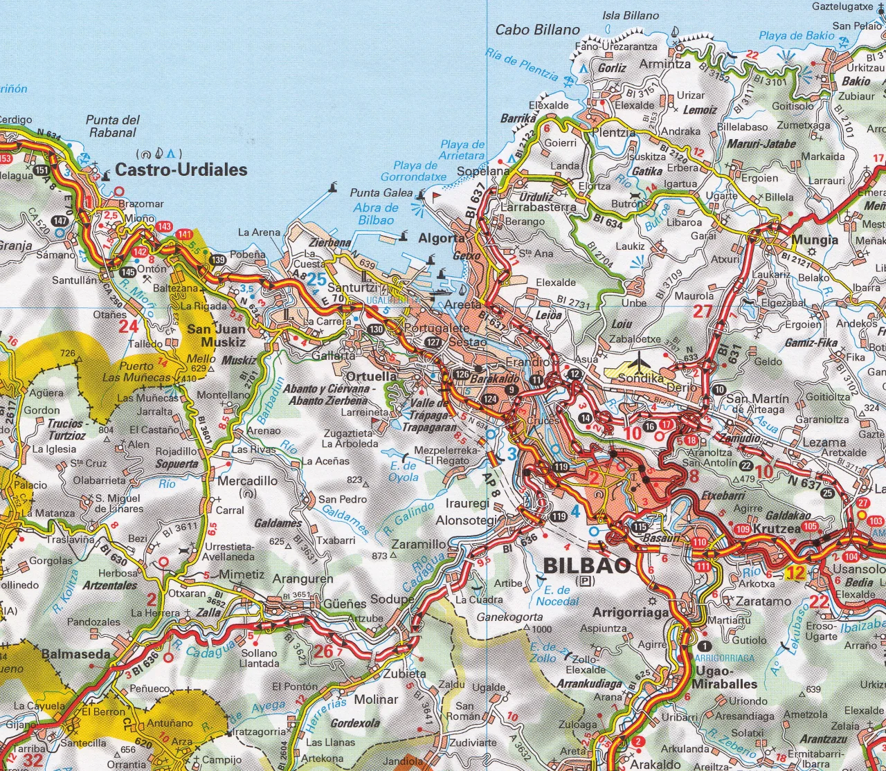 Spain North - Basque Country, Navarra, Rioja Michelin Map 573 - Image 5