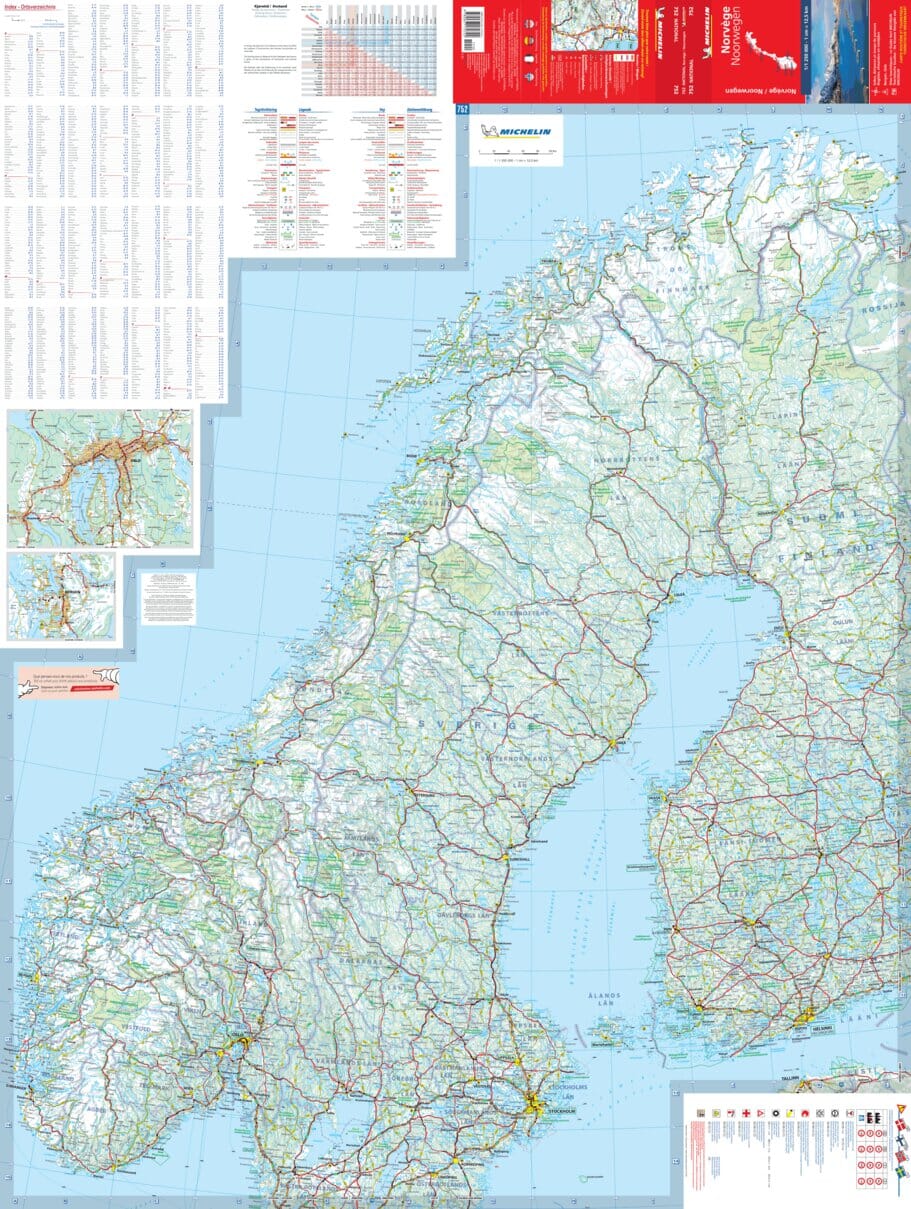 Norway Michelin Map 752 - Image 2
