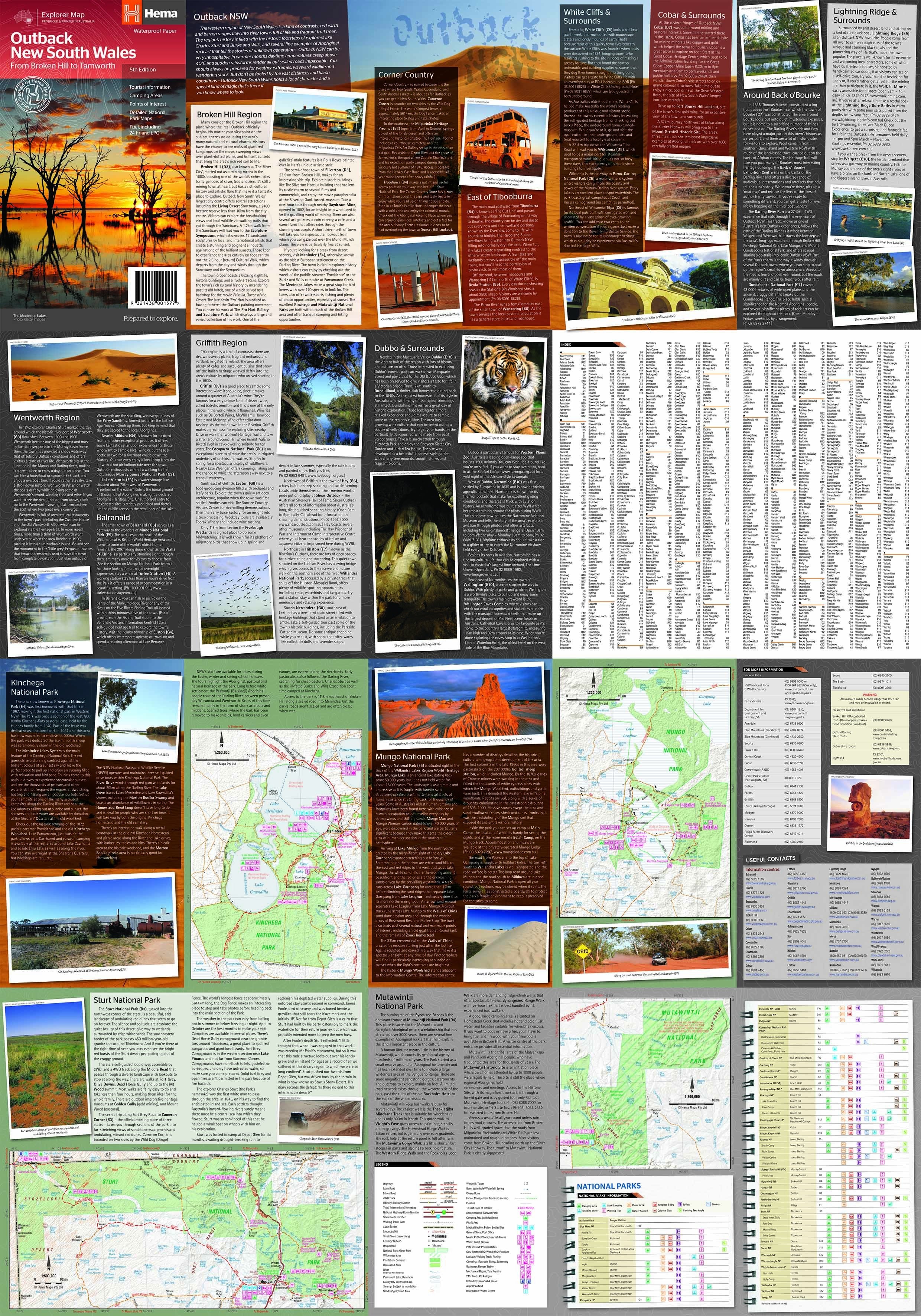 Outback New South Wales Hema Map - Image 5