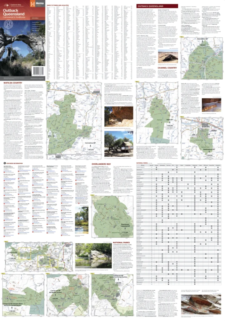 Outback Queensland Hema Map 5th Edition - Image 3