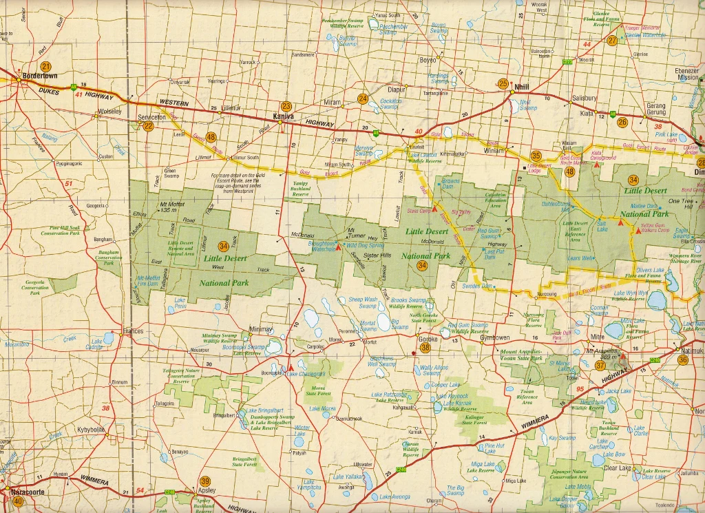 Outback Victoria Map Westprint - Image 2