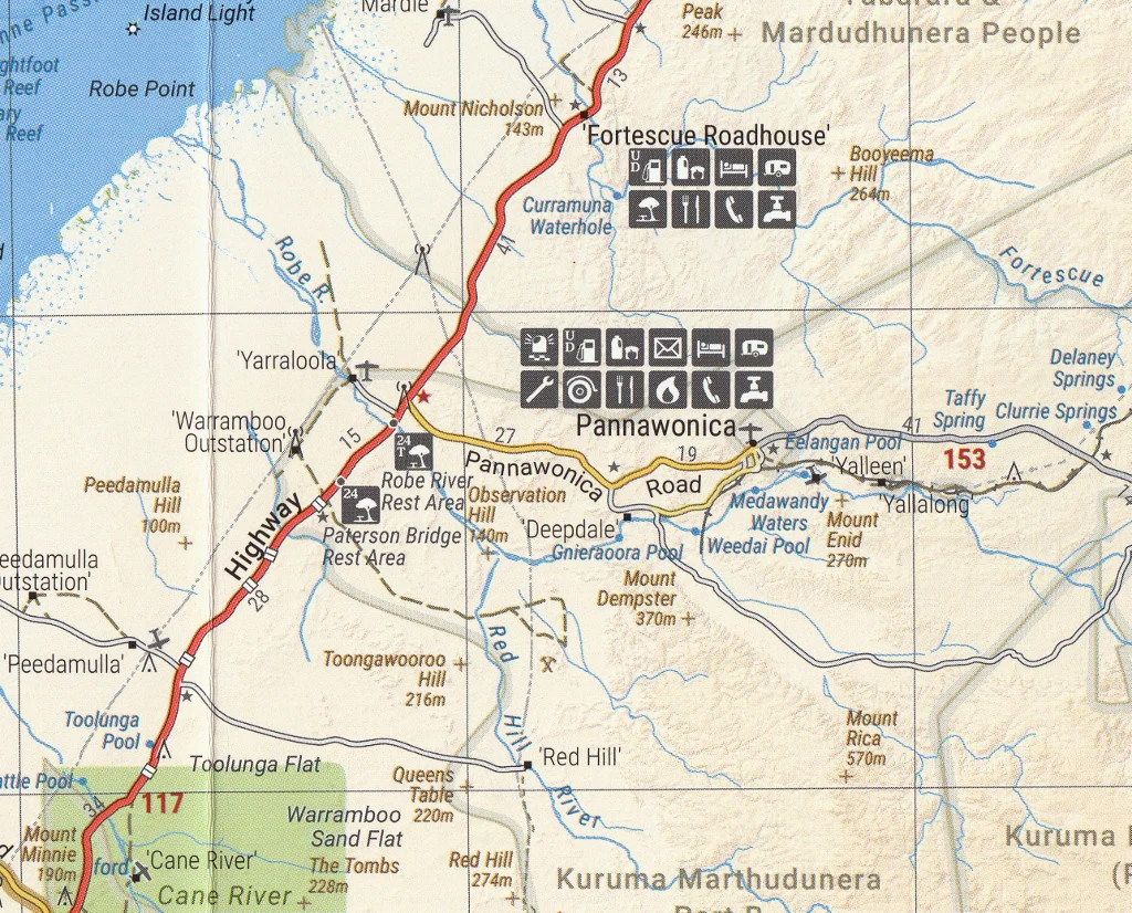Pilbara & Coral Coast Hema Map 9th Edition - Image 3