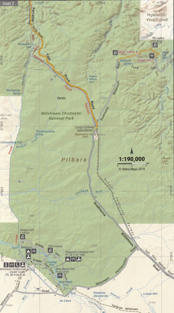 Pilbara & Coral Coast Hema Map 9th Edition - Image 6