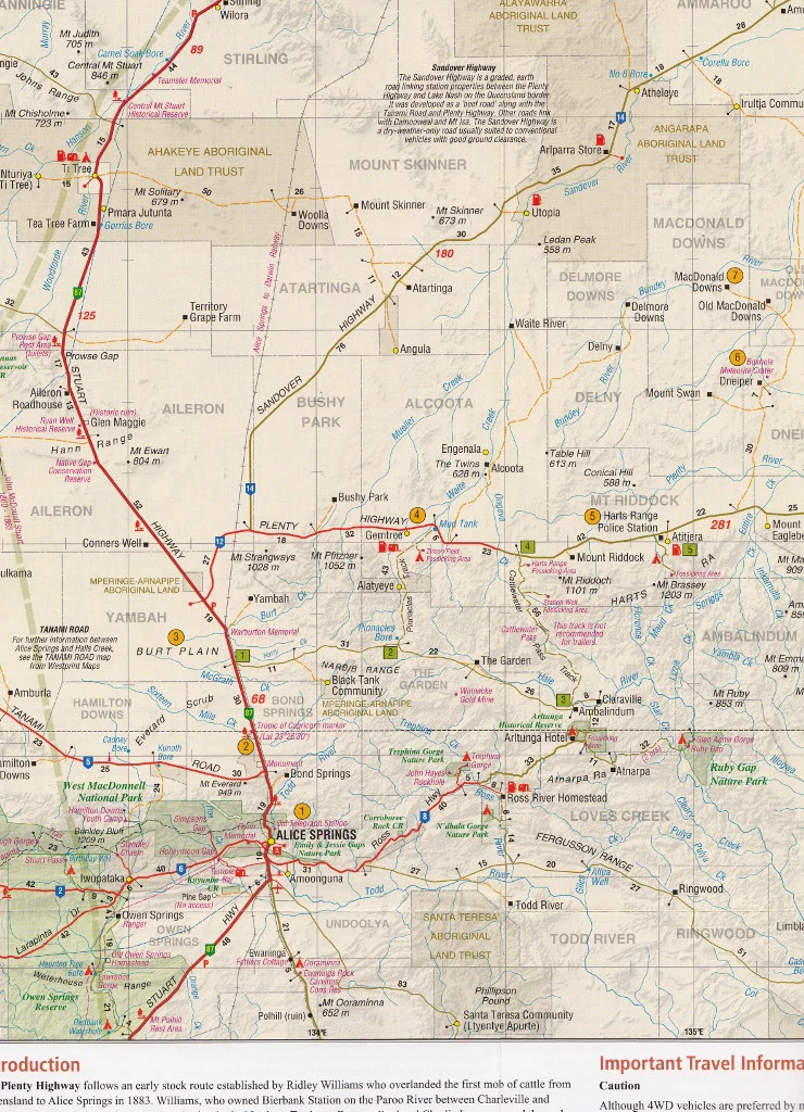Plenty Highway Map Westprint - Image 2