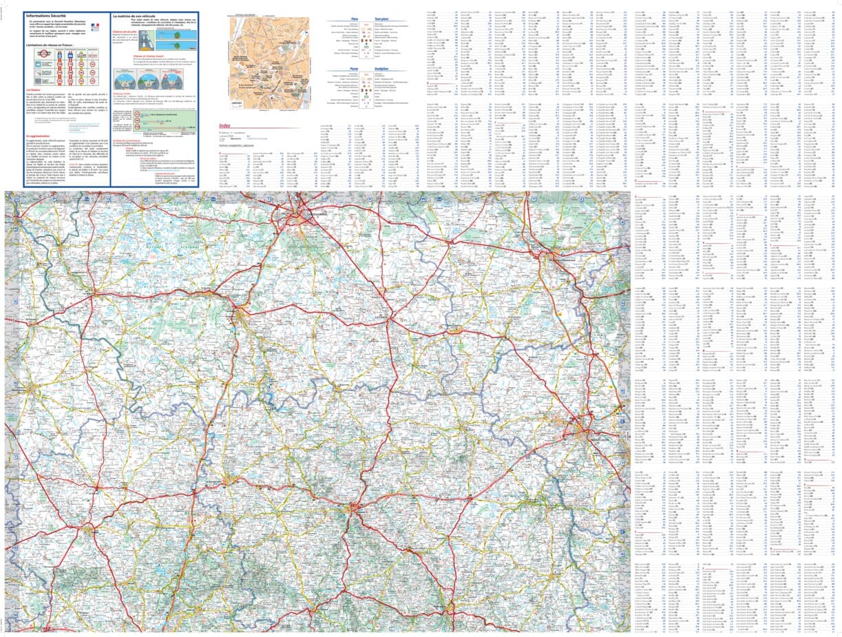 France Poitou-Charentes 521 Michelin Map - Image 4