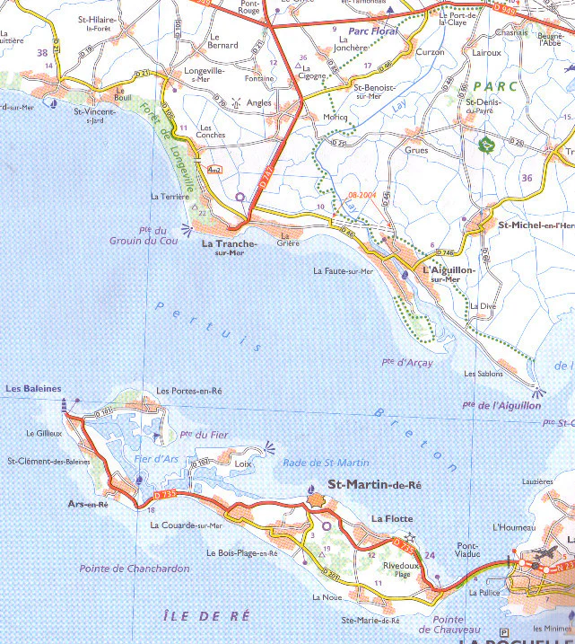France Poitou-Charentes 521 Michelin Map - Image 5