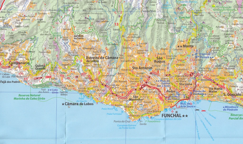 Portugal Madeira Michelin Map 594 - Image 4