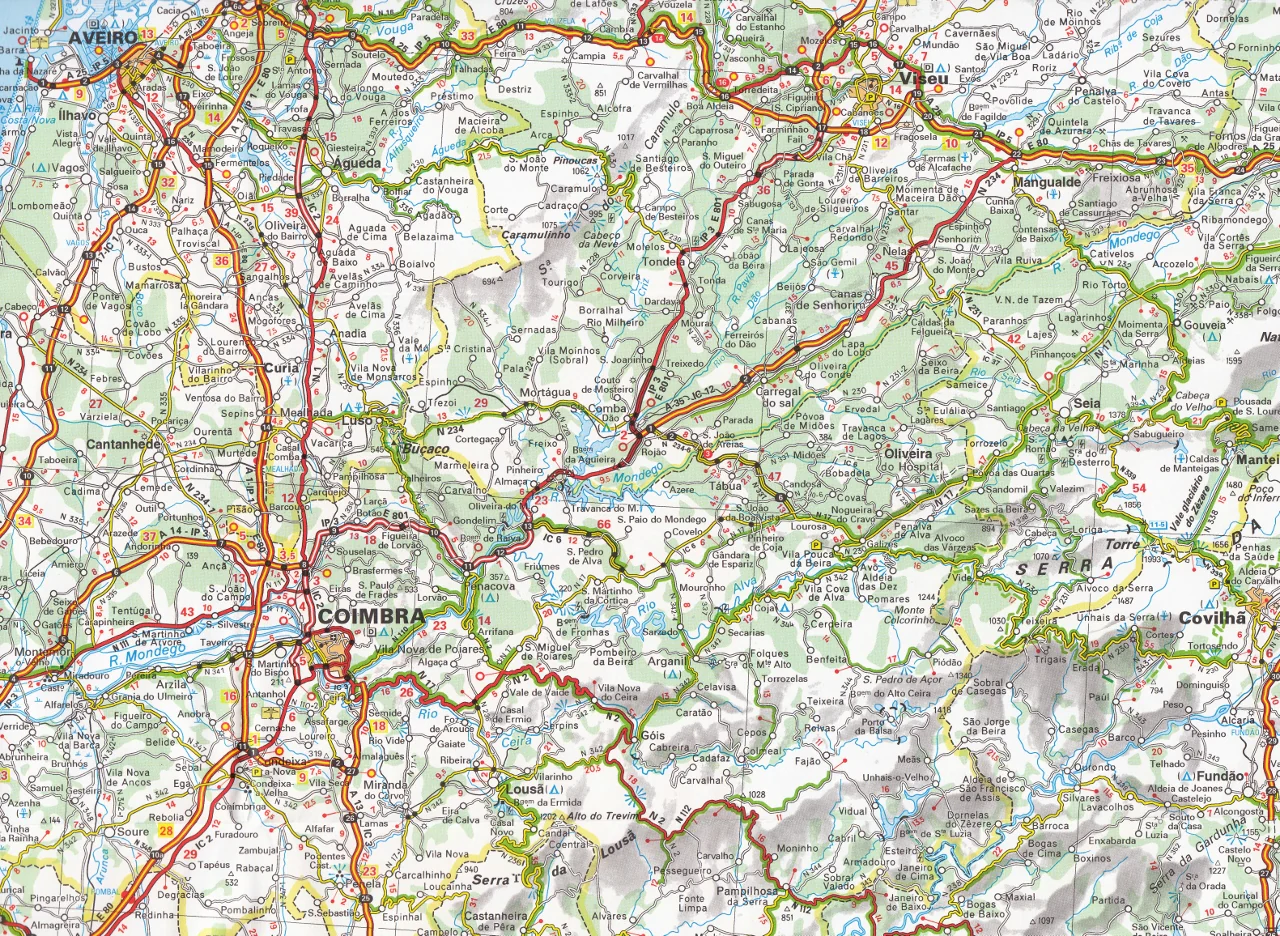 Portugal Michelin Map 733 - Image 5