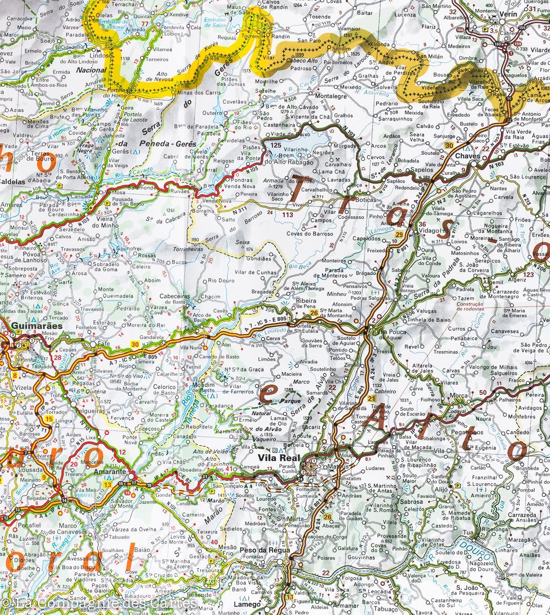 Portugal North Michelin Map 591 - Image 4