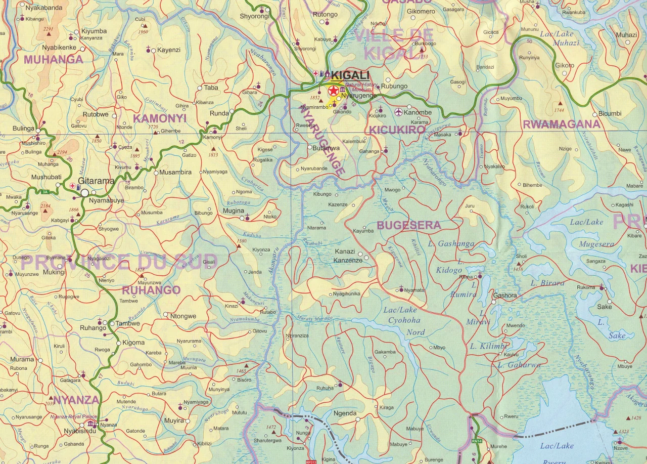Rwanda Burundi ITMB Map - Image 4