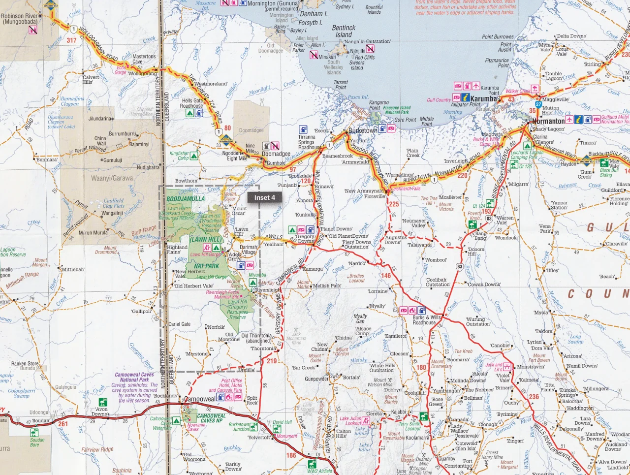 Savannah Way Cairns to Broome Hema Map 5th Edition - Image 4