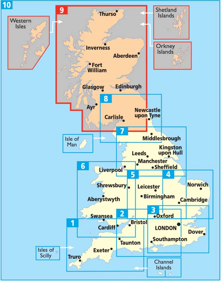 Scotland Road Map AA - Image 3