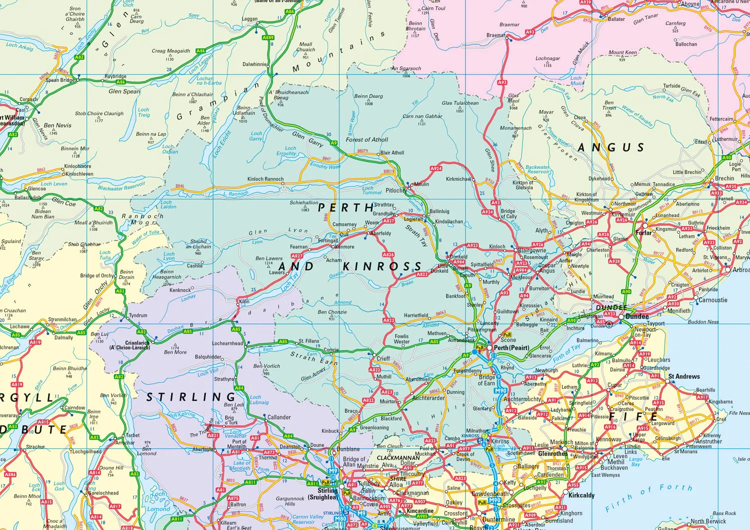 Scotland Collins Folded Map 2027 - Image 3