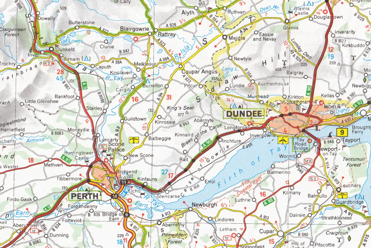 Scotland Michelin Map 501 - Regional Road & Travel Map - Image 6