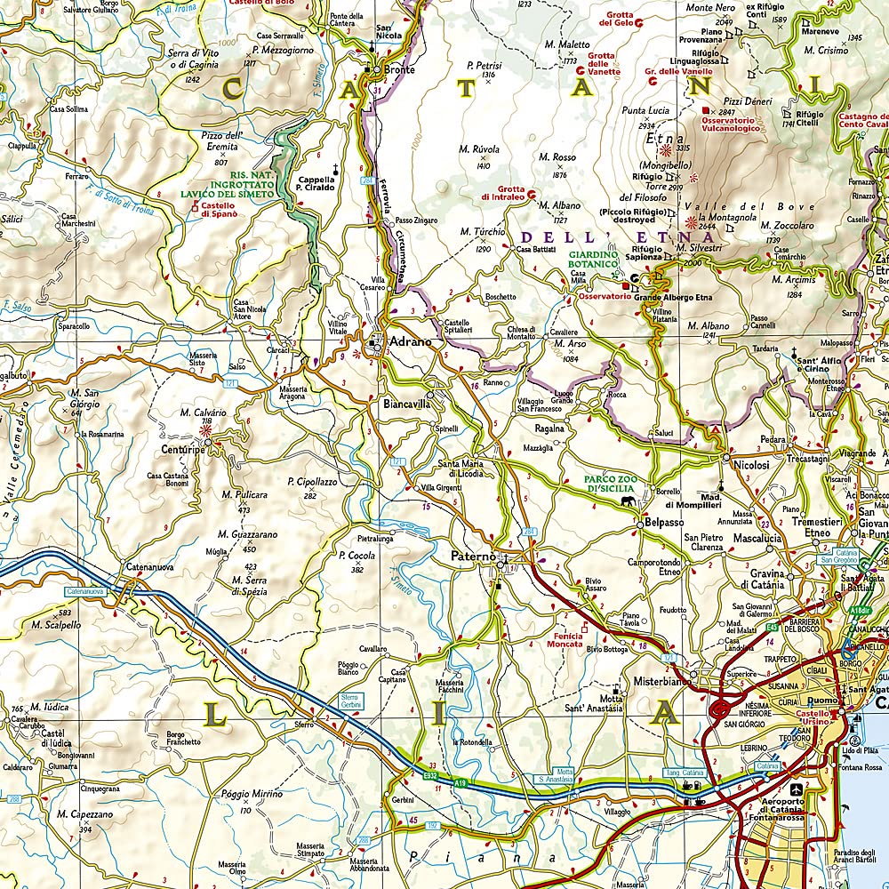 Sicily National Geographic Folded Adventure Map - Image 5
