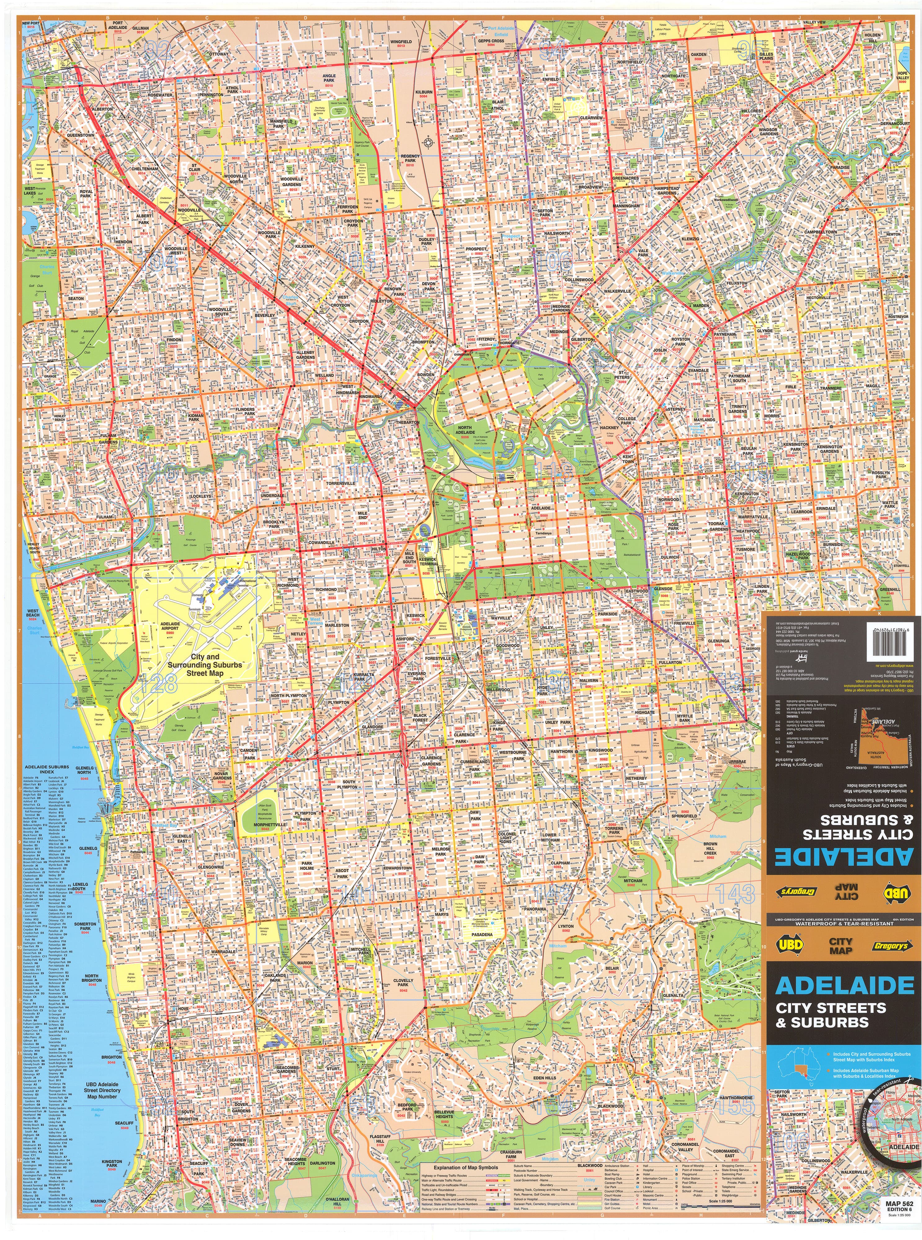 South Australia State & Suburban UBD 570 Map - Image 2