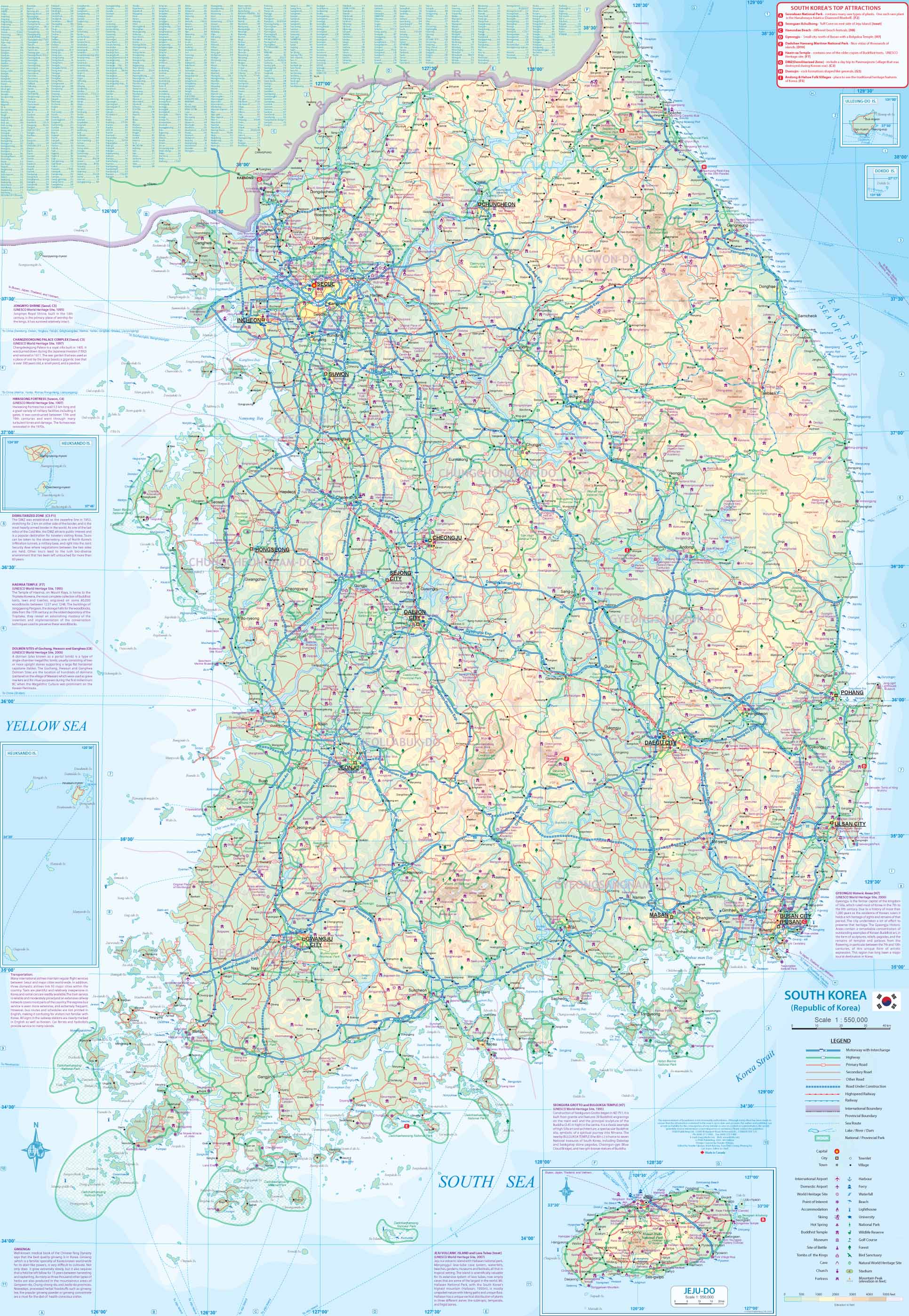 South Korea & Seoul ITMB Map - Image 3