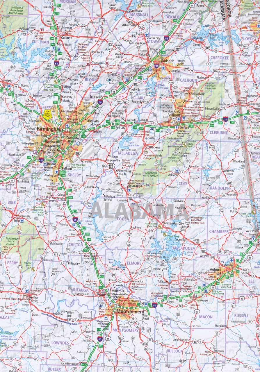 Southeast USA Hallwag Map - Image 3