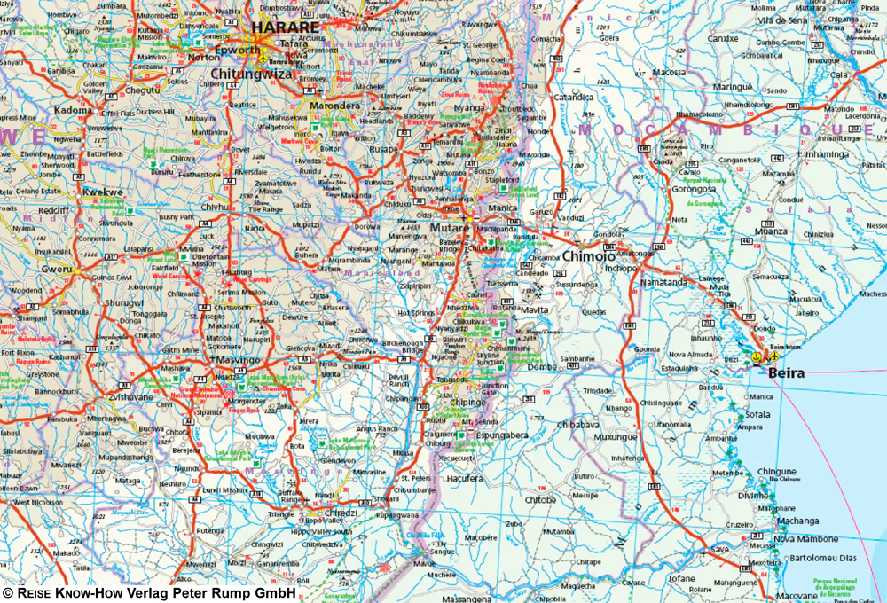 Southern Africa Travel Map – Reise Know-How World Mapping Projec - Image 2