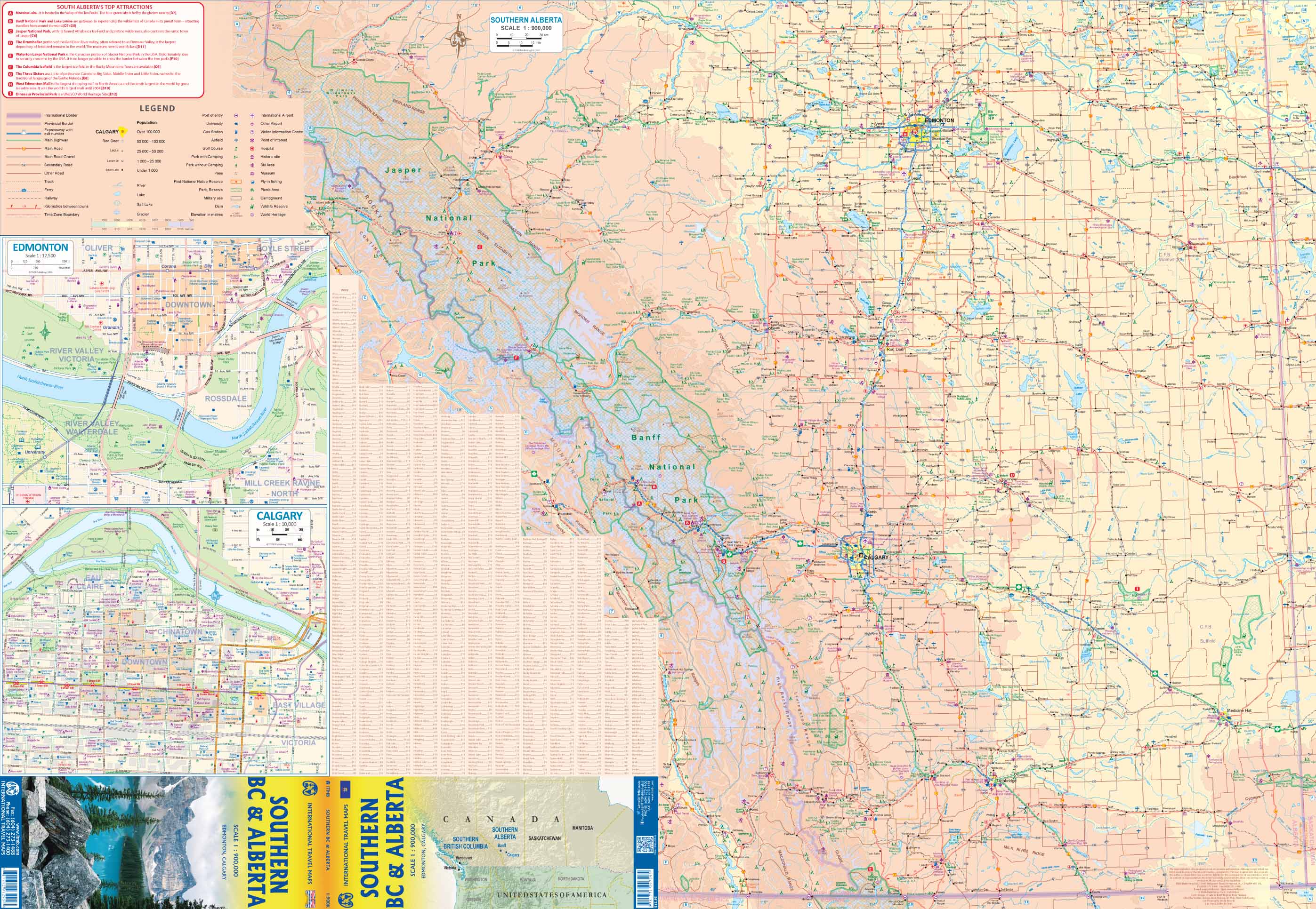 Alberta & Southern British Columbia ITMB Map - Image 2