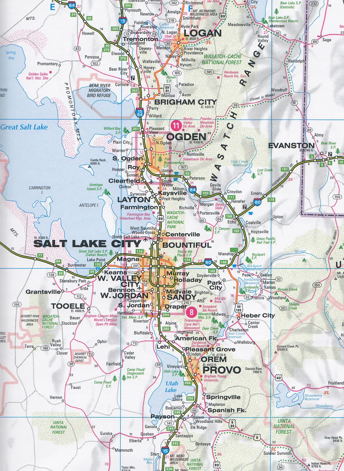 Southwest Hallwag USA Map - Image 5
