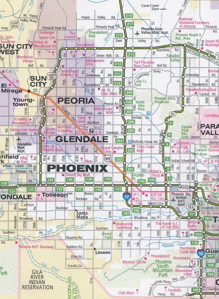 Southwest Hallwag USA Map - Image 6