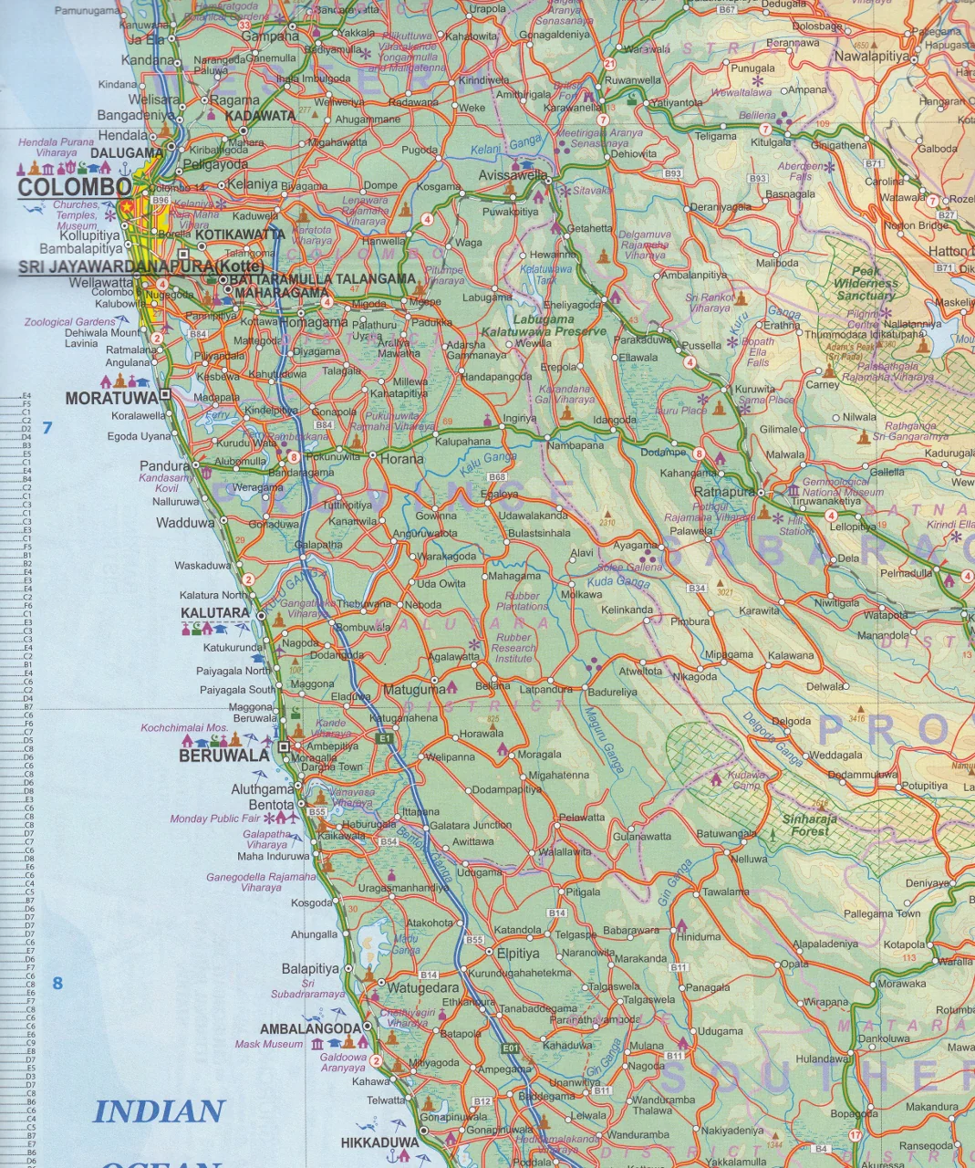 Sri Lanka & South India ITMB Map - Image 4