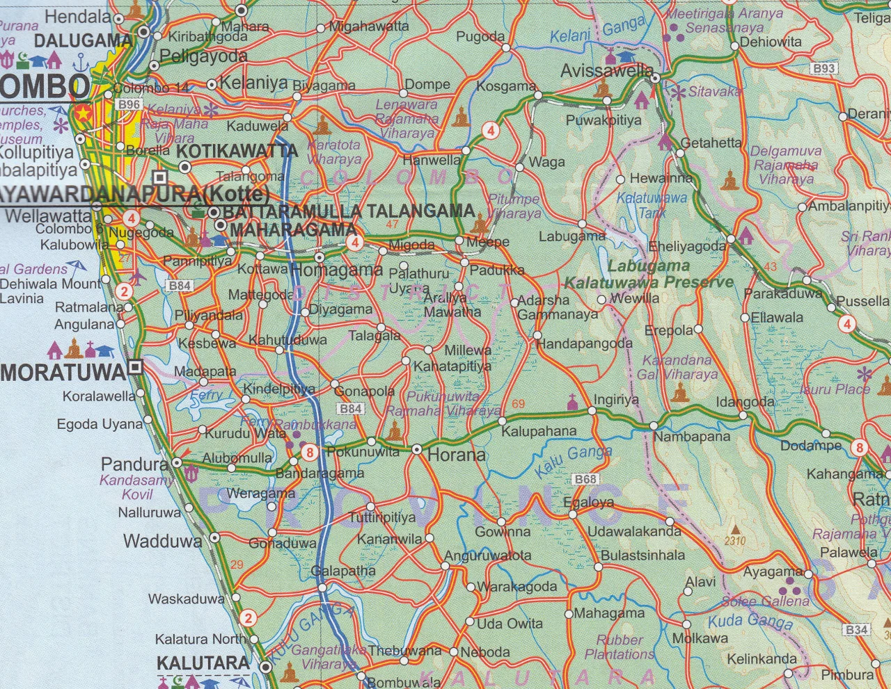 Sri Lanka & South India ITMB Map - Image 5