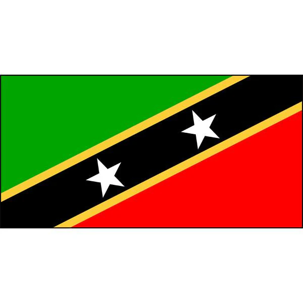 St Kitts Nevis Flag 1800 x 900mm
